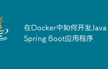在Docker中如何开发Java 8 Spring Boot应用程序