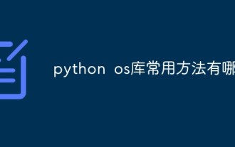 What are the commonly used methods in python os library?