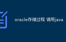 oracle存储过程 调用java
