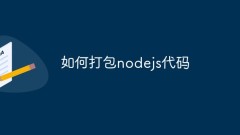如何打包nodejs程式碼