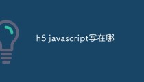 h5 javascript写在哪