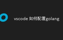 vscode 如何配置golang