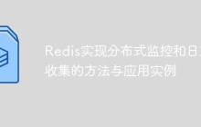 Redis实现分布式监控和日志收集的方法与应用实例