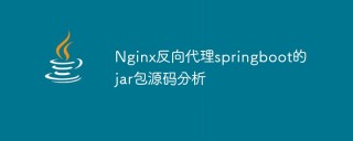 Nginx反向代理springboot的jar包源码分析