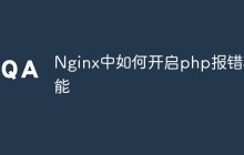 Nginx中如何开启php报错功能