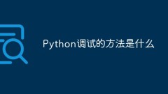 What is the method of debugging in Python?