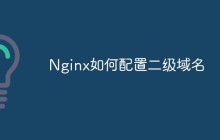 Nginx如何配置二级域名