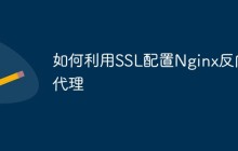 如何利用SSL配置Nginx反向代理