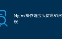 Nginx操作响应头信息如何实现