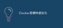 Docker是哪种虚拟化