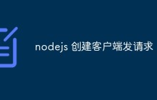 nodejs 创建客户端发请求