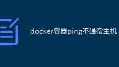 Docker container cannot ping the host