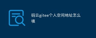 码云gitee个人空间地址怎么填