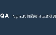Nginx如何限制http资源请求
