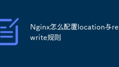 So konfigurieren Sie den Standort und schreiben Regeln in Nginx um