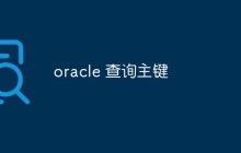 oracle 查询主键