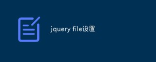 jquery file设置