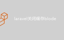 laravel关闭缓存blode