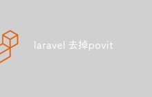 laravel 去掉povit