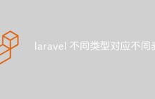 laravel 不同类型对应不同表