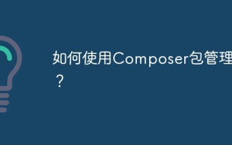 Composer パッケージ マネージャーの使用方法は?