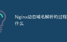 Nginx动态域名解析的过程是什么