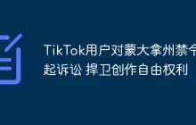 TikTok用户对蒙大拿州禁令提起诉讼 捍卫创作自由权利