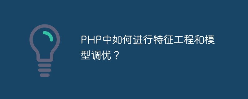 PHP中如何进行特征工程和模型调优？