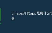 uniapp开发app是用什么语音