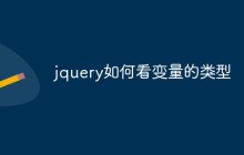 jquery如何看变量的类型