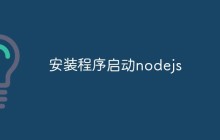 安装程序启动nodejs