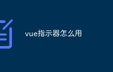 vue指示器怎么用