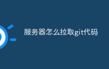 服务器怎么拉取git代码