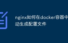 nginx如何在docker容器中自动生成配置文件