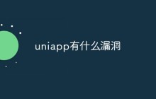 uniapp有什么漏洞