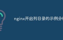 nginx开启列目录的示例分析