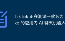 TikTok 正在测试一款名为 Tako 的应用内 AI 聊天机器人