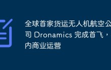 全球首家货运无人机航空公司 Dronamics 完成首飞，年内商业运营