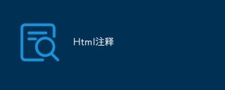 Html注释
