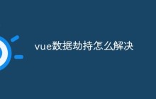 vue数据劫持怎么解决