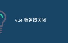 vue 服务器关闭