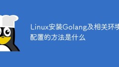 Linux安装Golang及相关环境配置的方法是什么