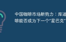 中国咖啡市场新势力：库迪咖啡能否成为下一个“星巴克”？