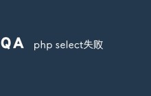 php select失败