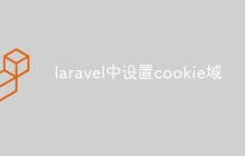 laravel中设置cookie域