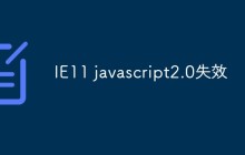 IE11 javascript2.0失效
