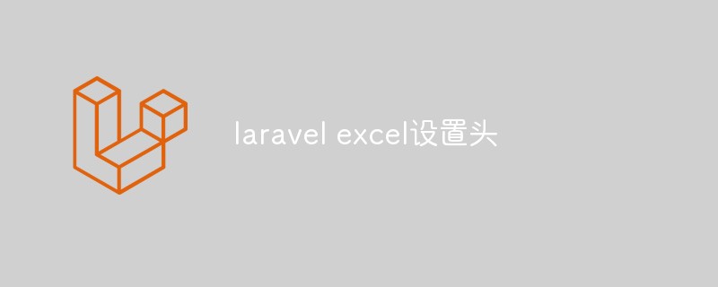 laravel excel设置头