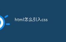 html怎么引入css