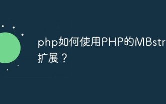 Wie verwende ich die MBstring-Erweiterung von PHP?