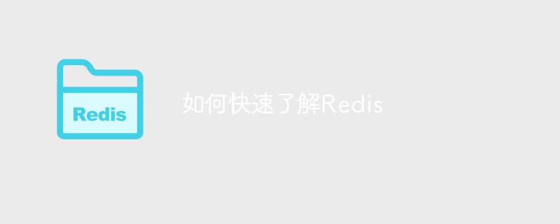 Redis をすぐに理解する方法